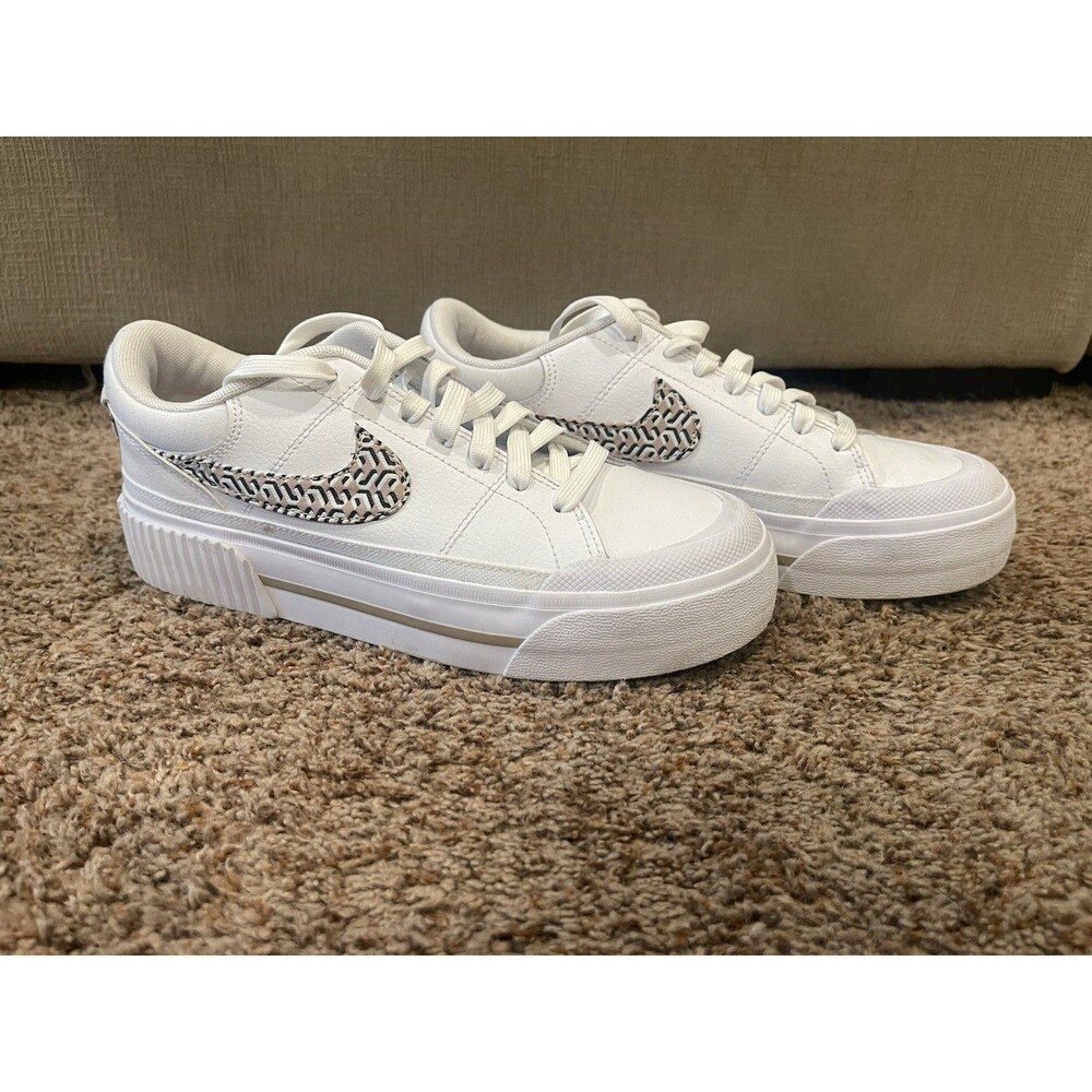 Nike Court Legacy Lift United In Victory Platform Sneakers Sz 7 FD0558-100